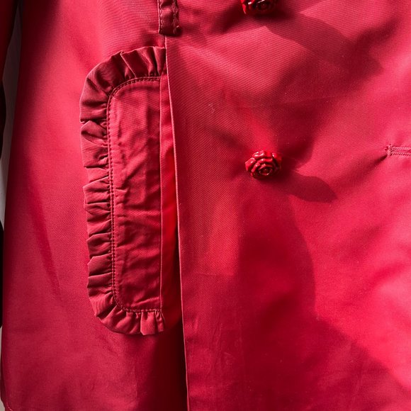 womens red Ambition windbreaker/raincoat size medium - Picture 4 of 6